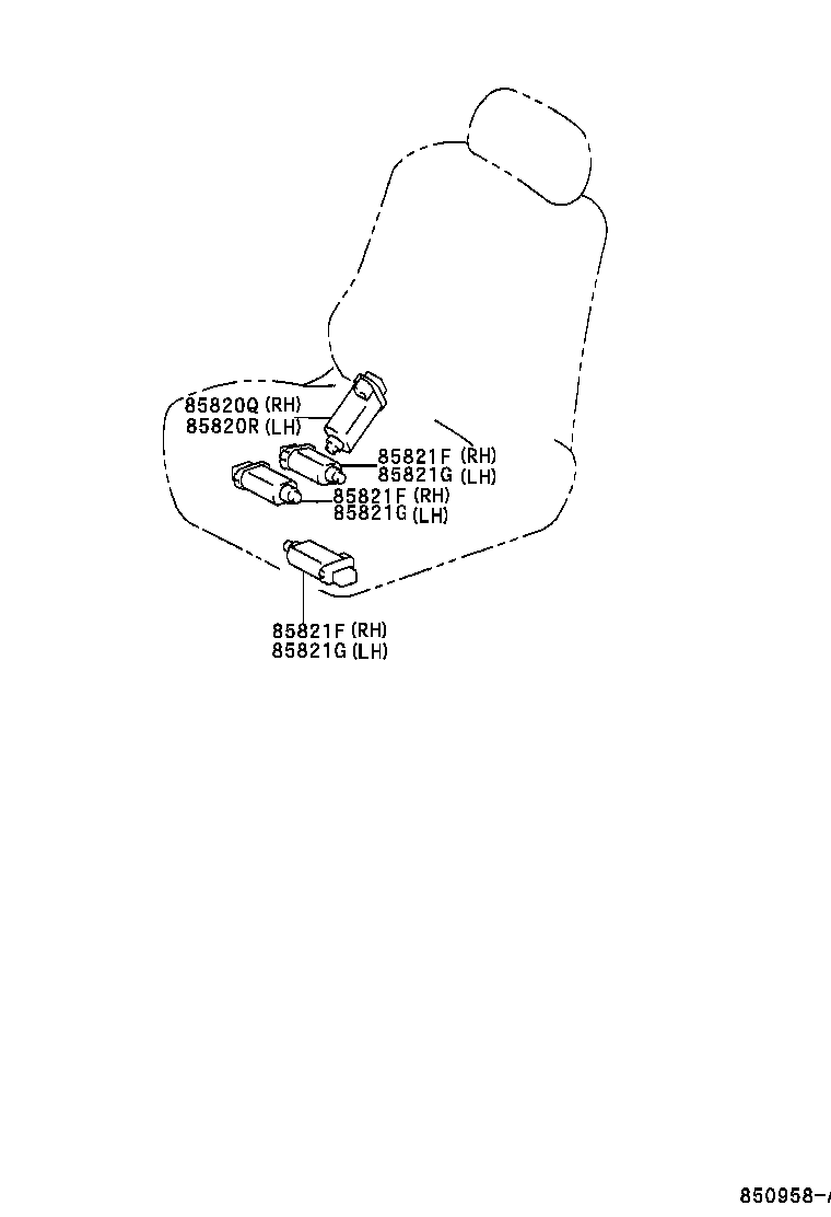 Exploded illustration 850958A