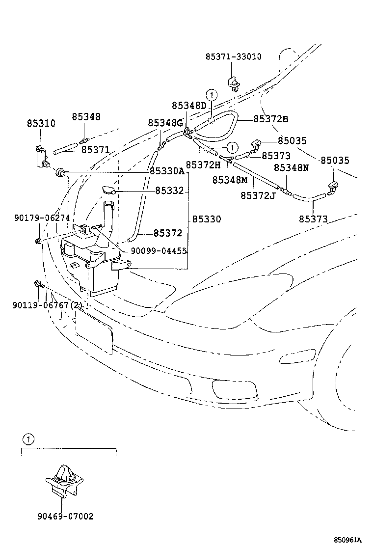 Exploded illustration 850961A