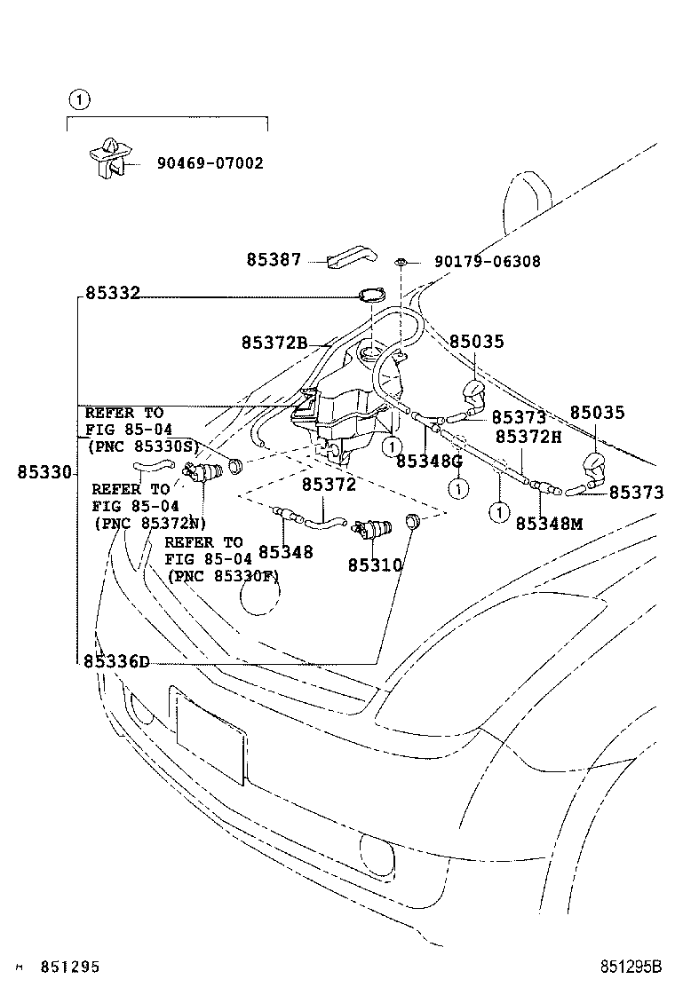 Exploded illustration 851295B