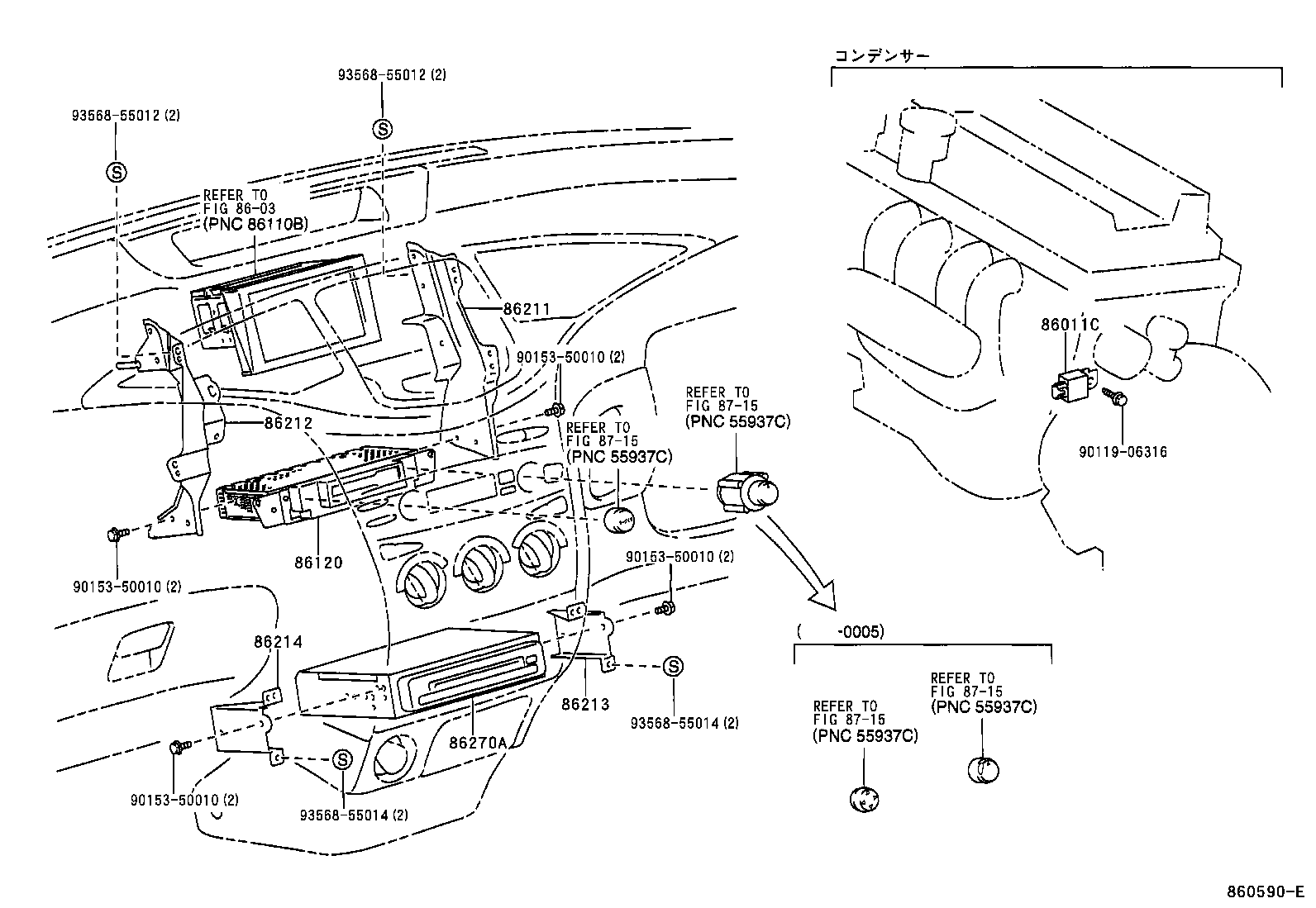 Exploded illustration 860590E