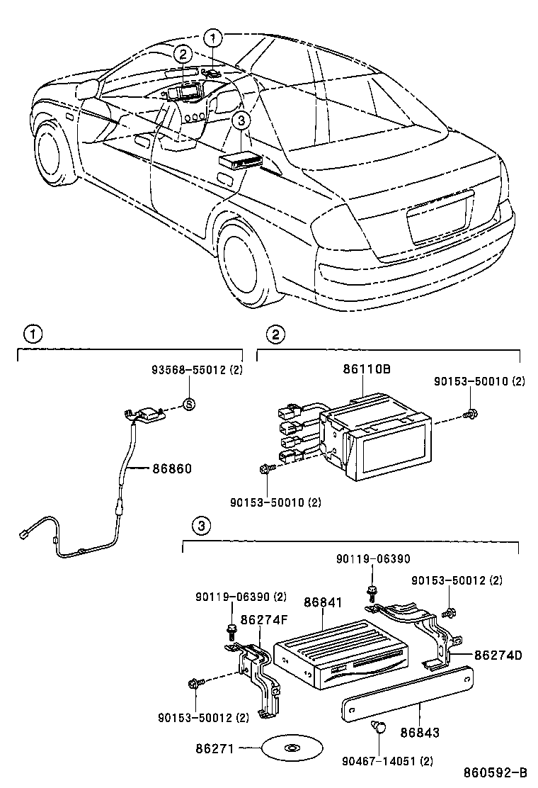 Exploded illustration 860592B