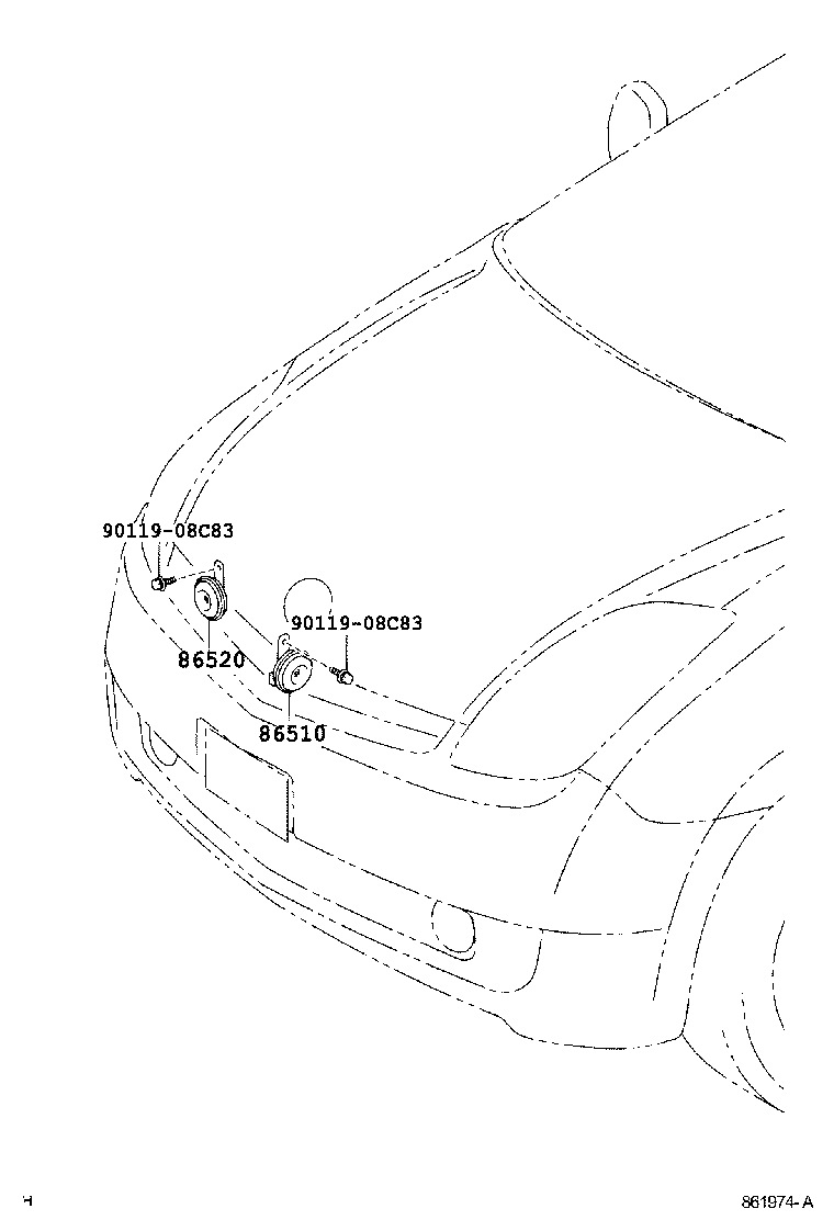 Exploded illustration 861974A