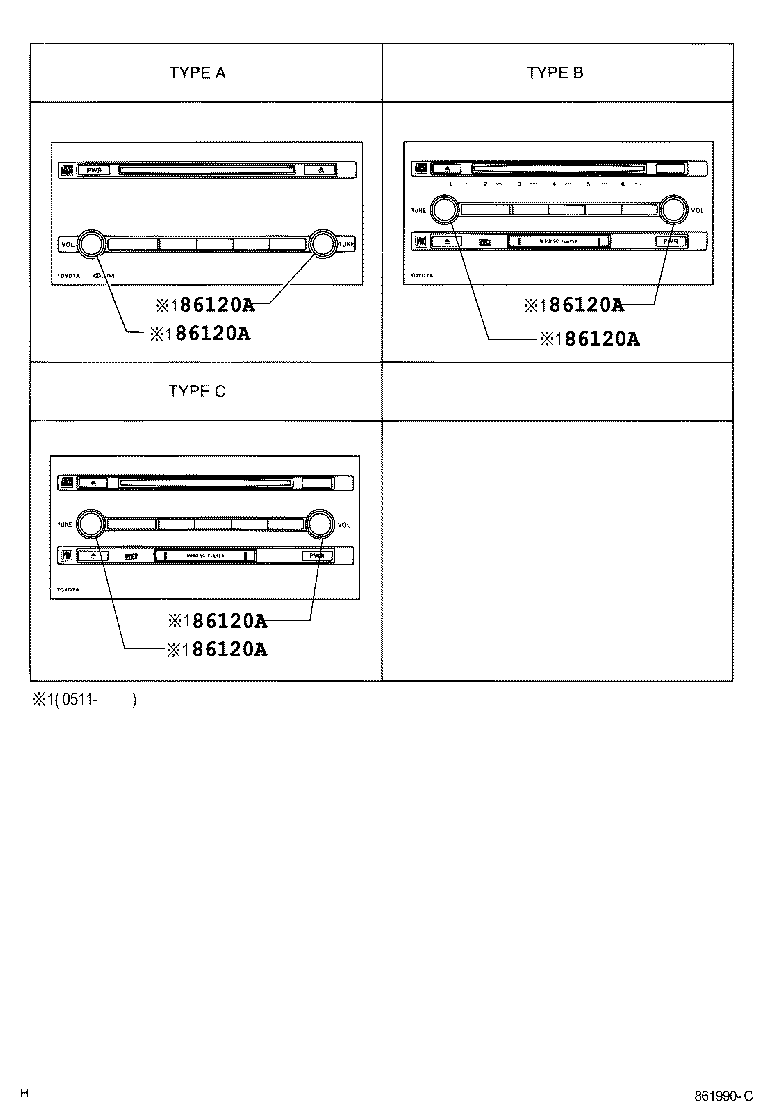 Exploded illustration 861990C