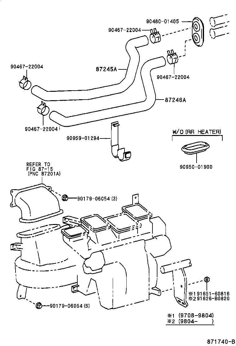 Exploded illustration 871740B