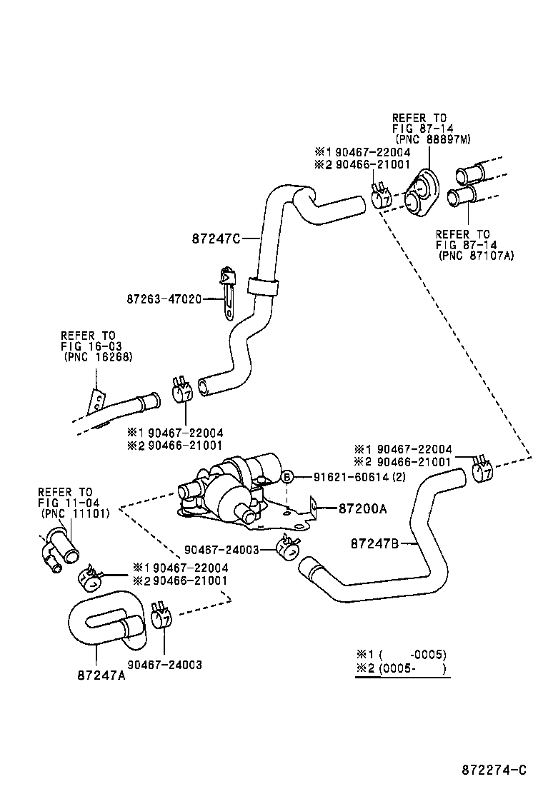 Exploded illustration 872274C