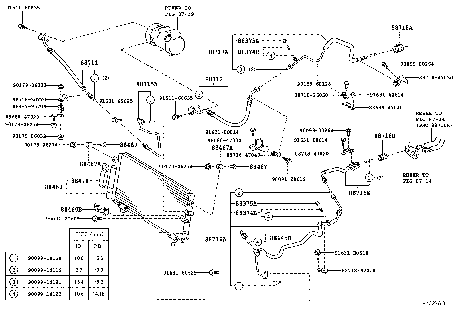 Exploded illustration 872275D