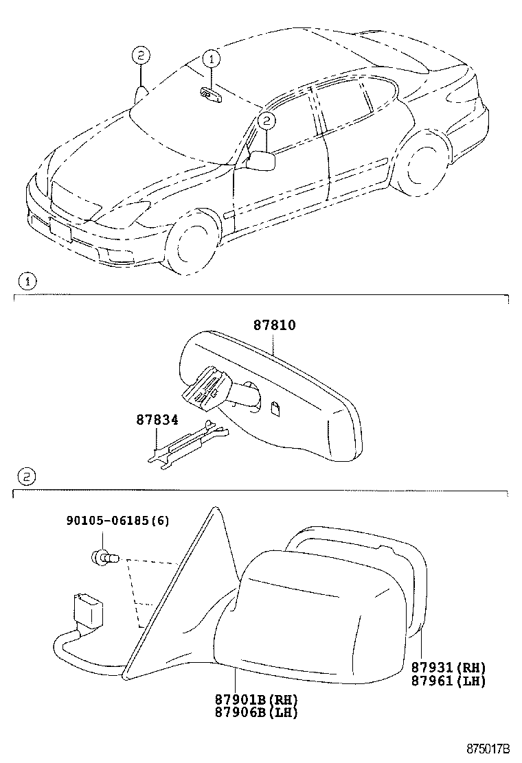 Exploded illustration 875017B