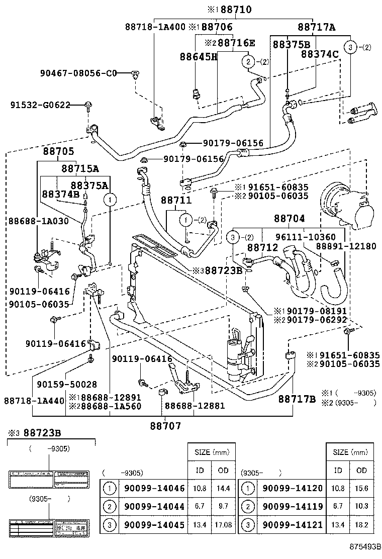 Exploded illustration 875493B