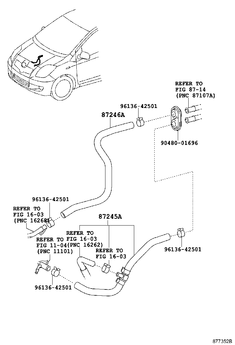 Exploded illustration 877352B