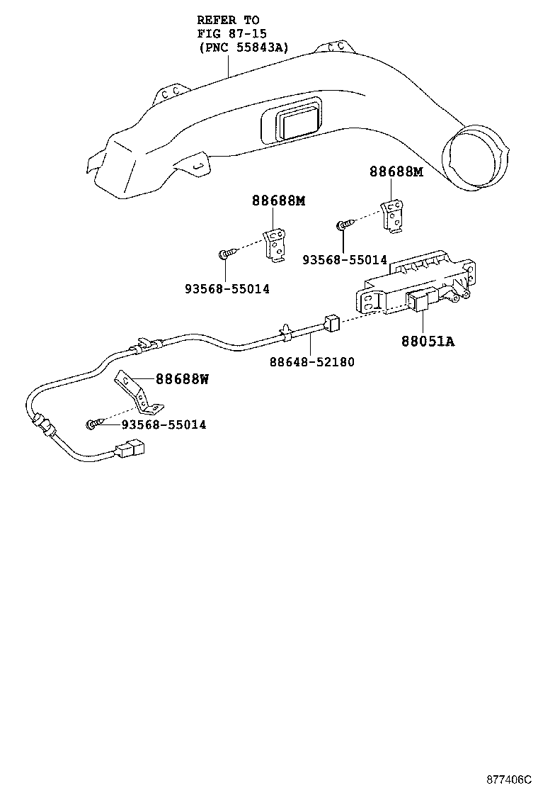 Exploded illustration 877406C