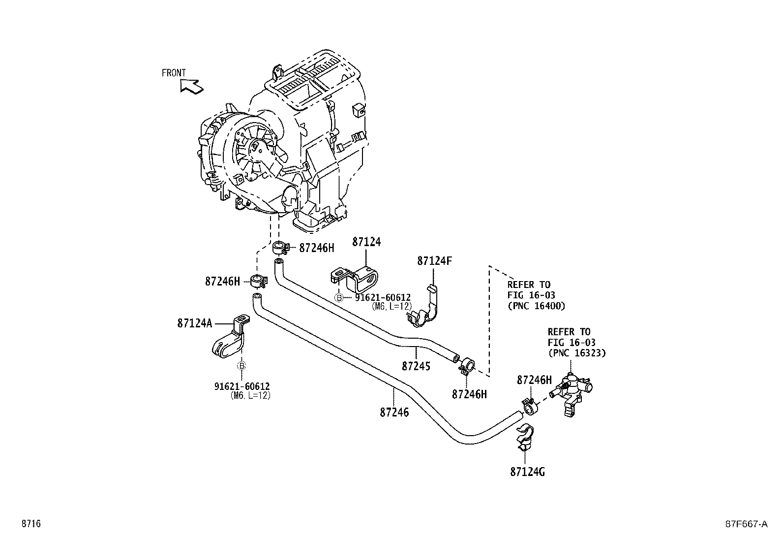 Exploded illustration 87F667A