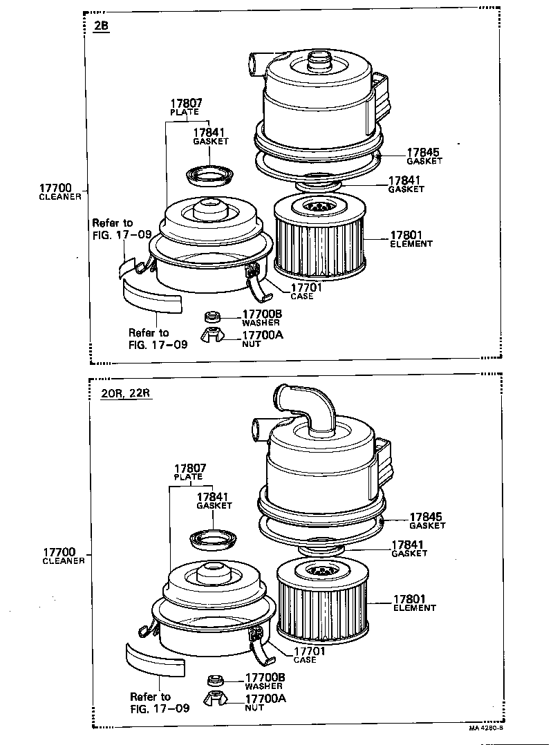 Exploded illustration MA4260B