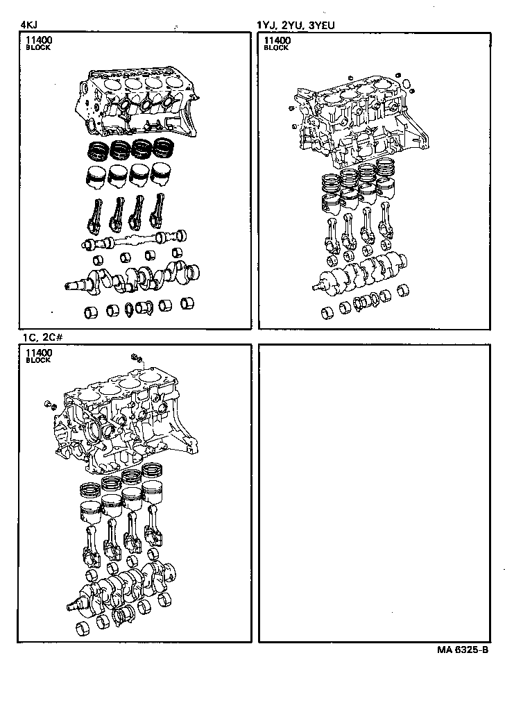 Exploded illustration MA6325B