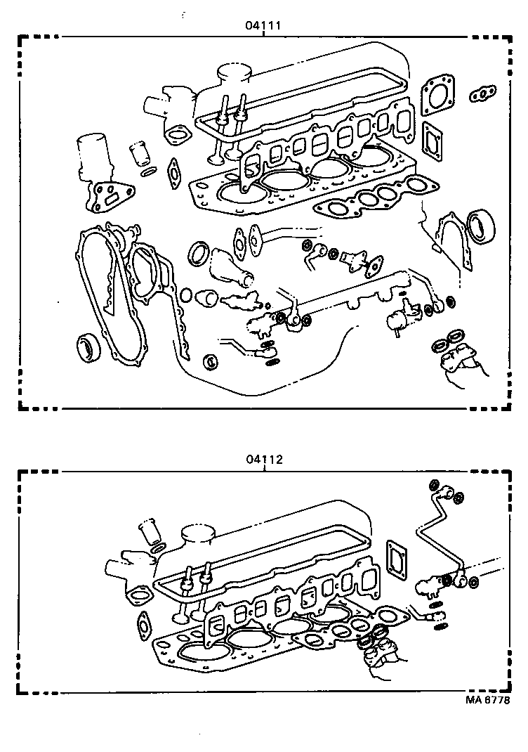 Exploded illustration MA6778