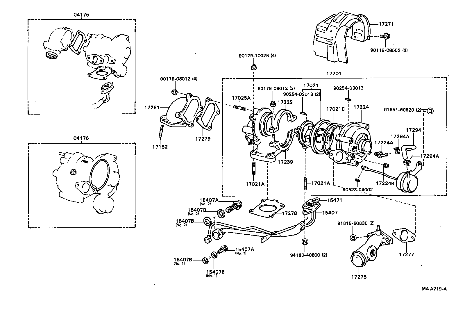 Exploded illustration MAA719A