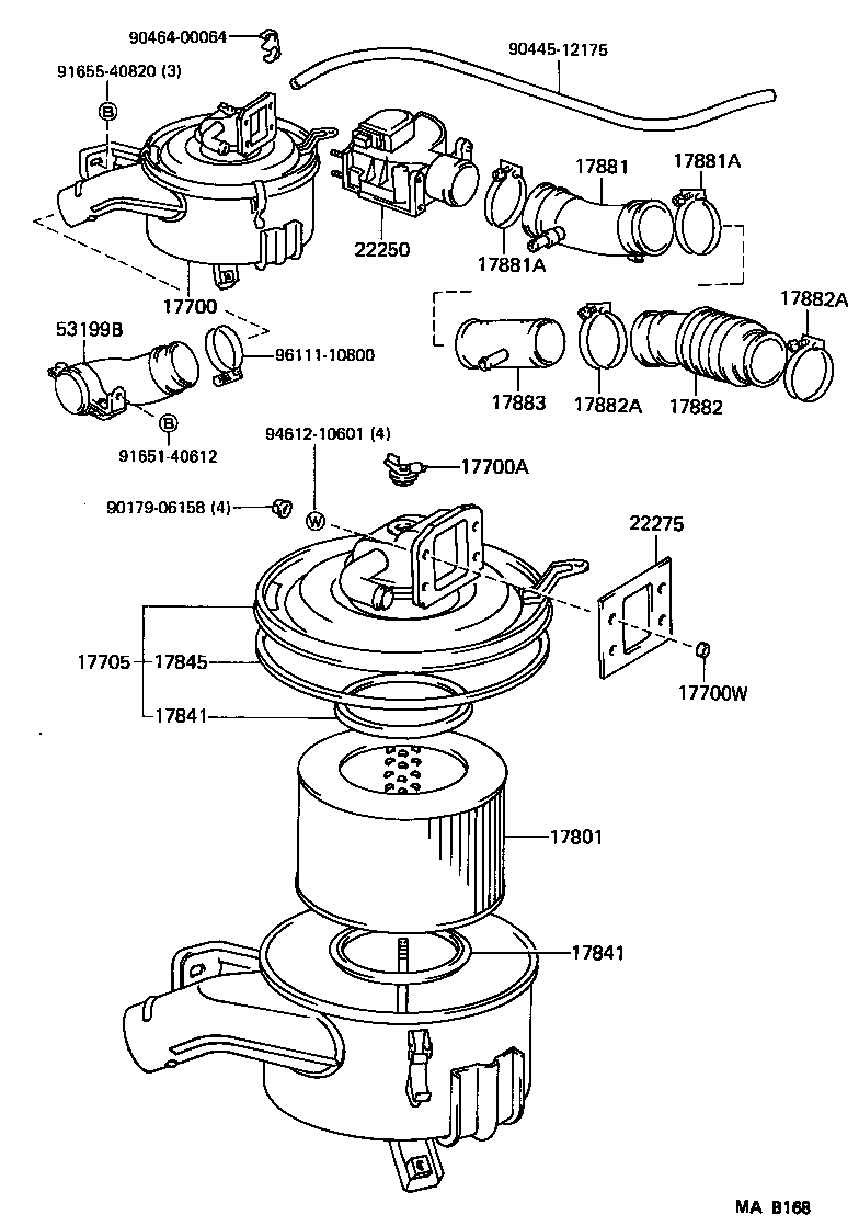 Exploded illustration MAB168
