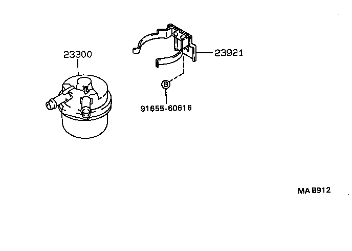 Exploded illustration MAB912