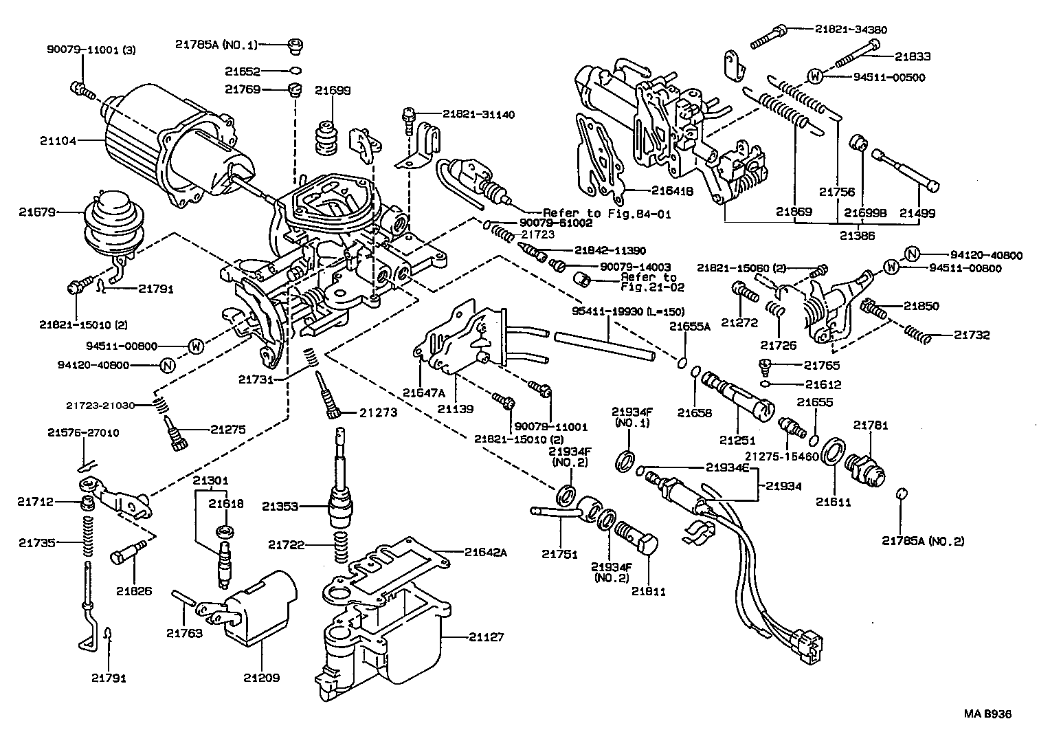 Exploded illustration MAB936