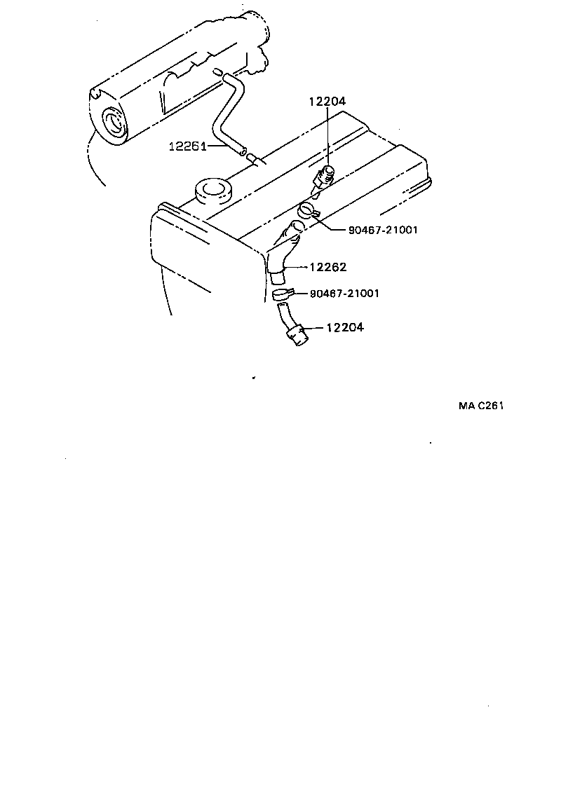Exploded illustration MAC261