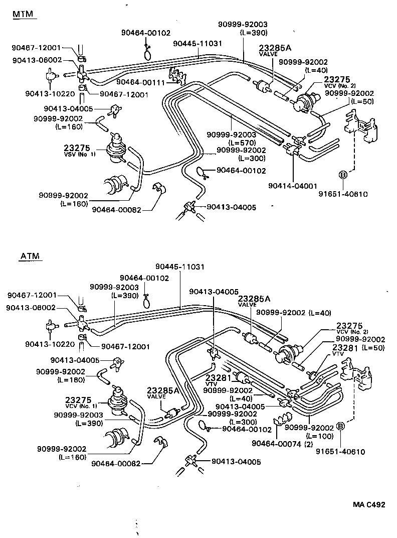 Exploded illustration MAC492
