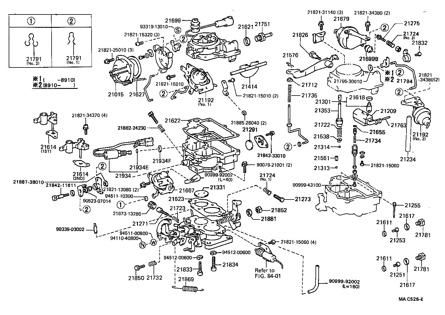 Exploded illustration MAC526E