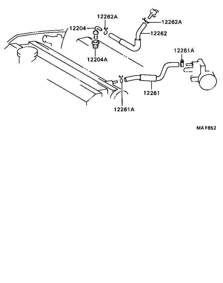 Exploded illustration MAF852