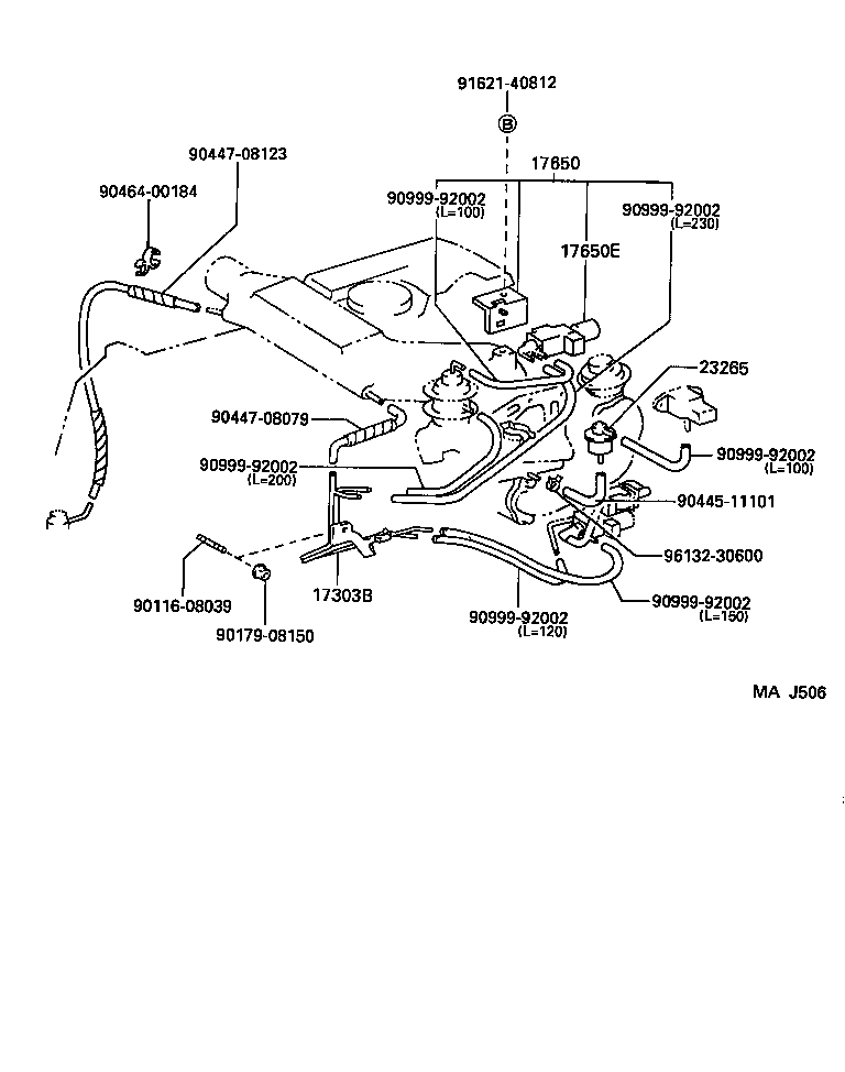 Exploded illustration MAJ506
