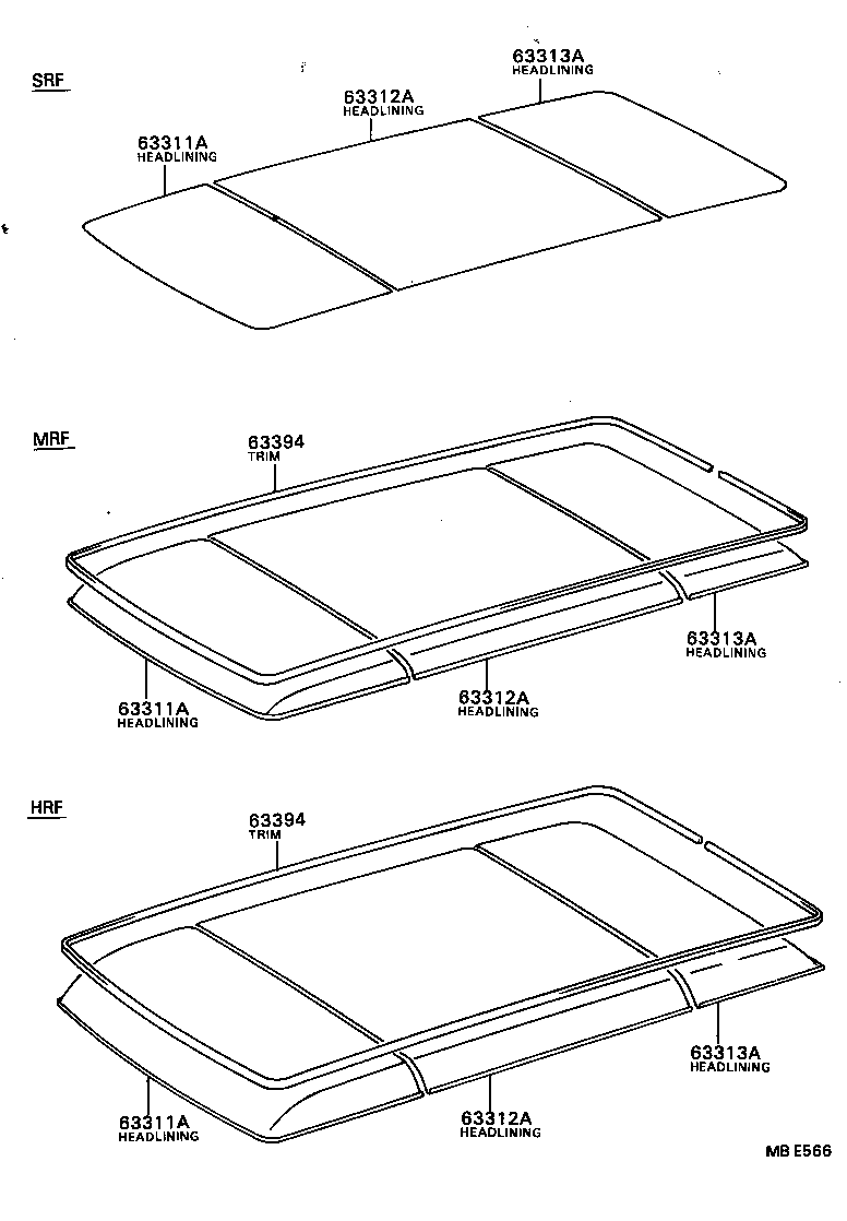 Exploded illustration MBE566