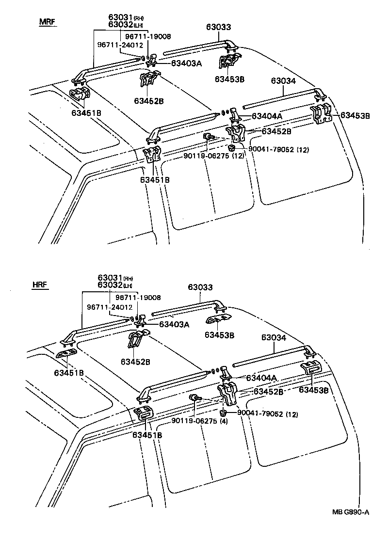 Exploded illustration MBG890A