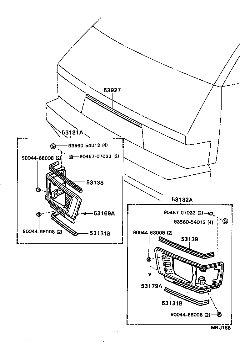 Exploded illustration MBJ166