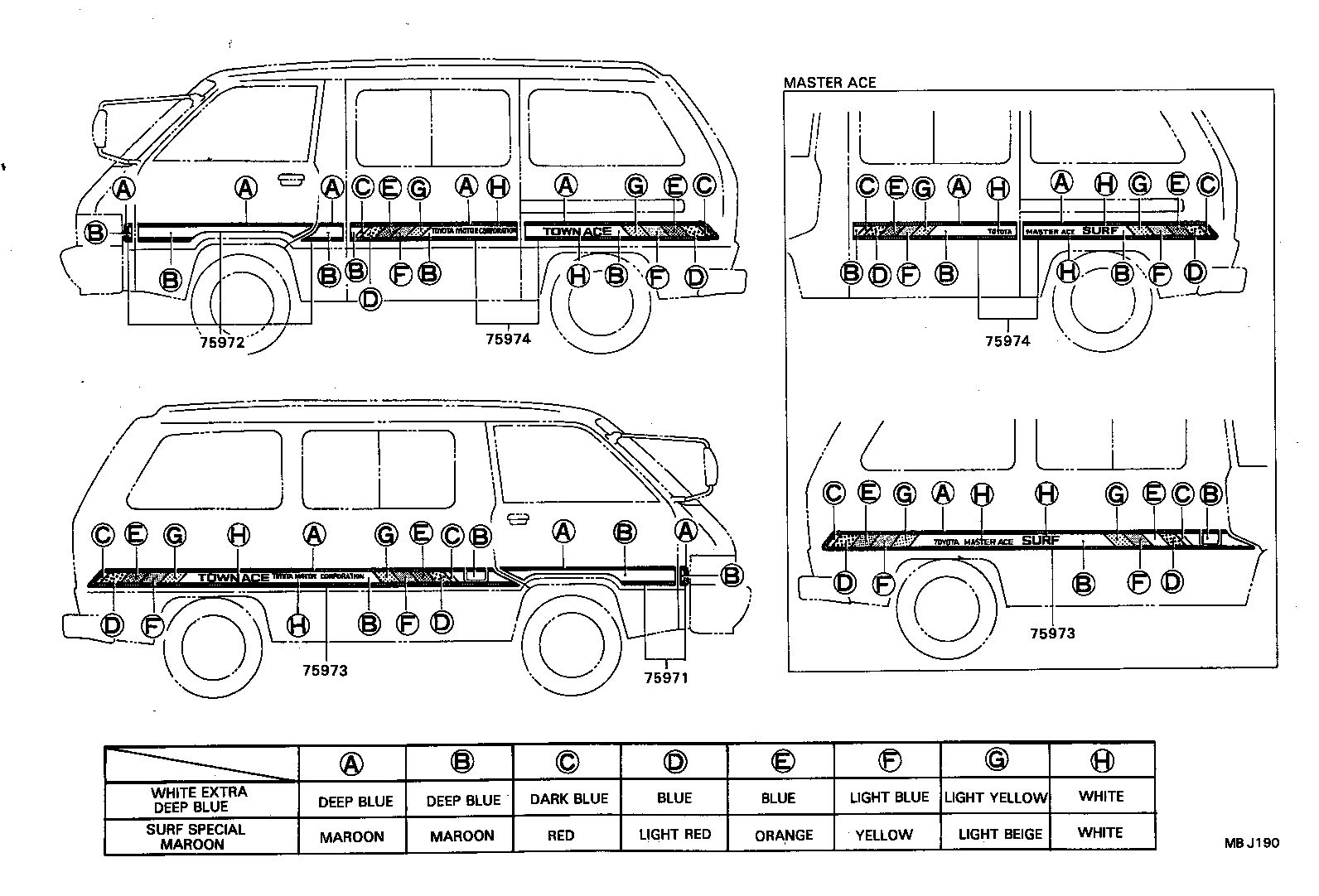Exploded illustration MBJ190