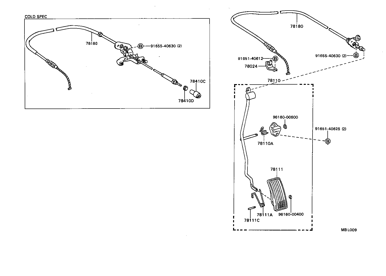 Exploded illustration MBL009