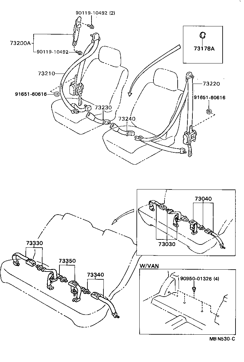 Exploded illustration MBN530C
