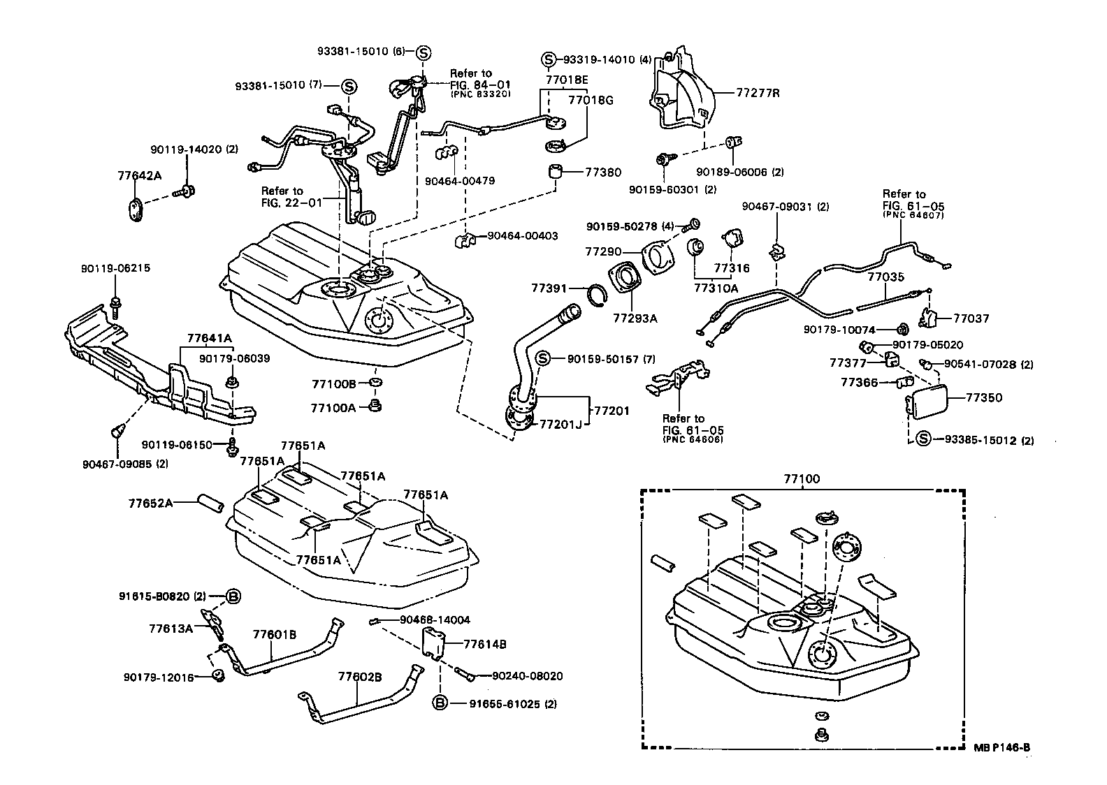 Exploded illustration MBP146B