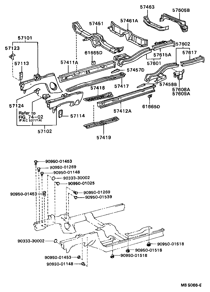 Exploded illustration MBS066E