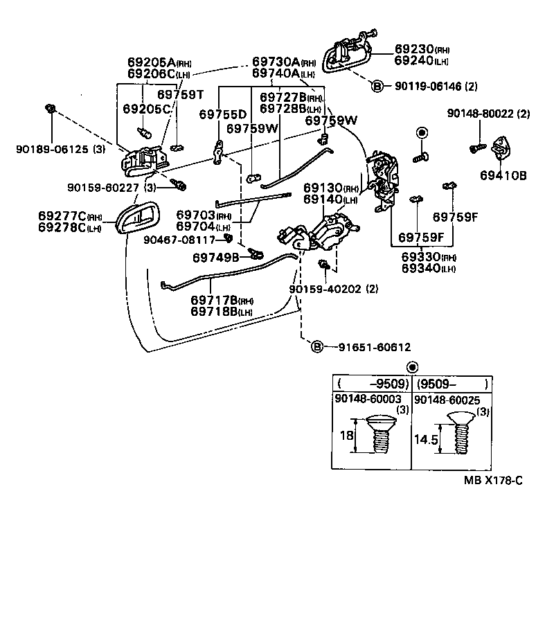 Exploded illustration MBX178C