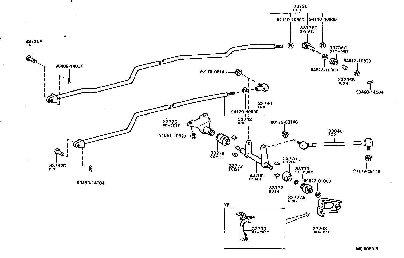 Exploded illustration MC9089B