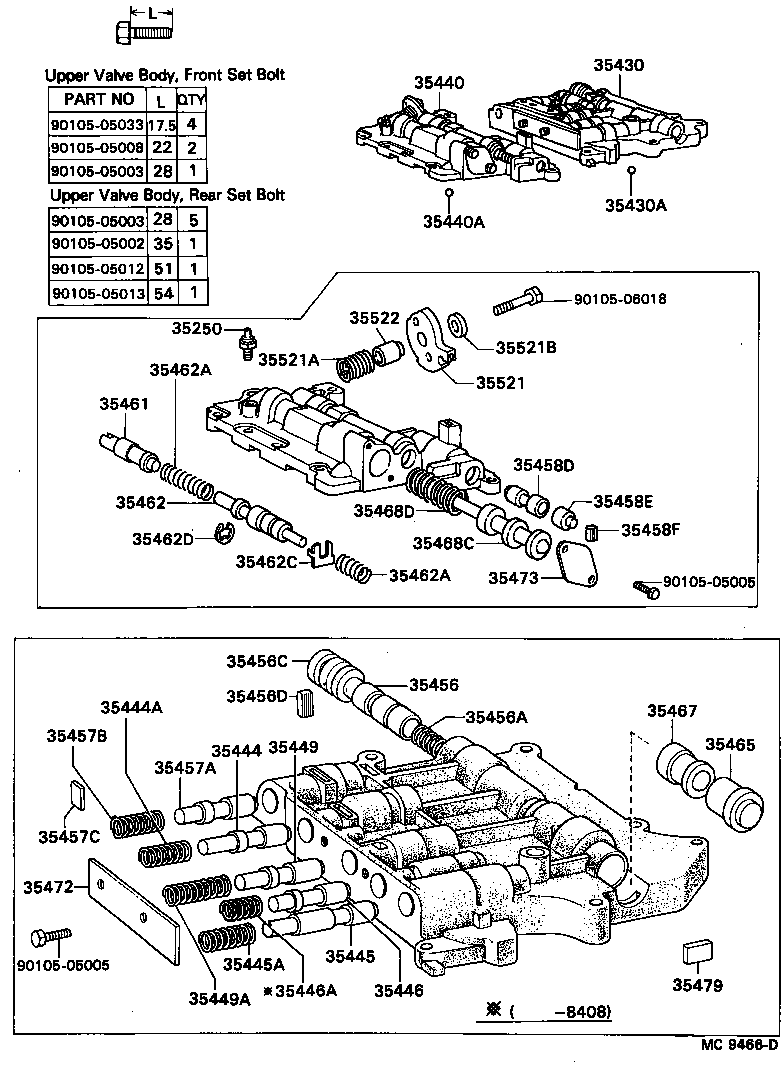 Exploded illustration MC9466D