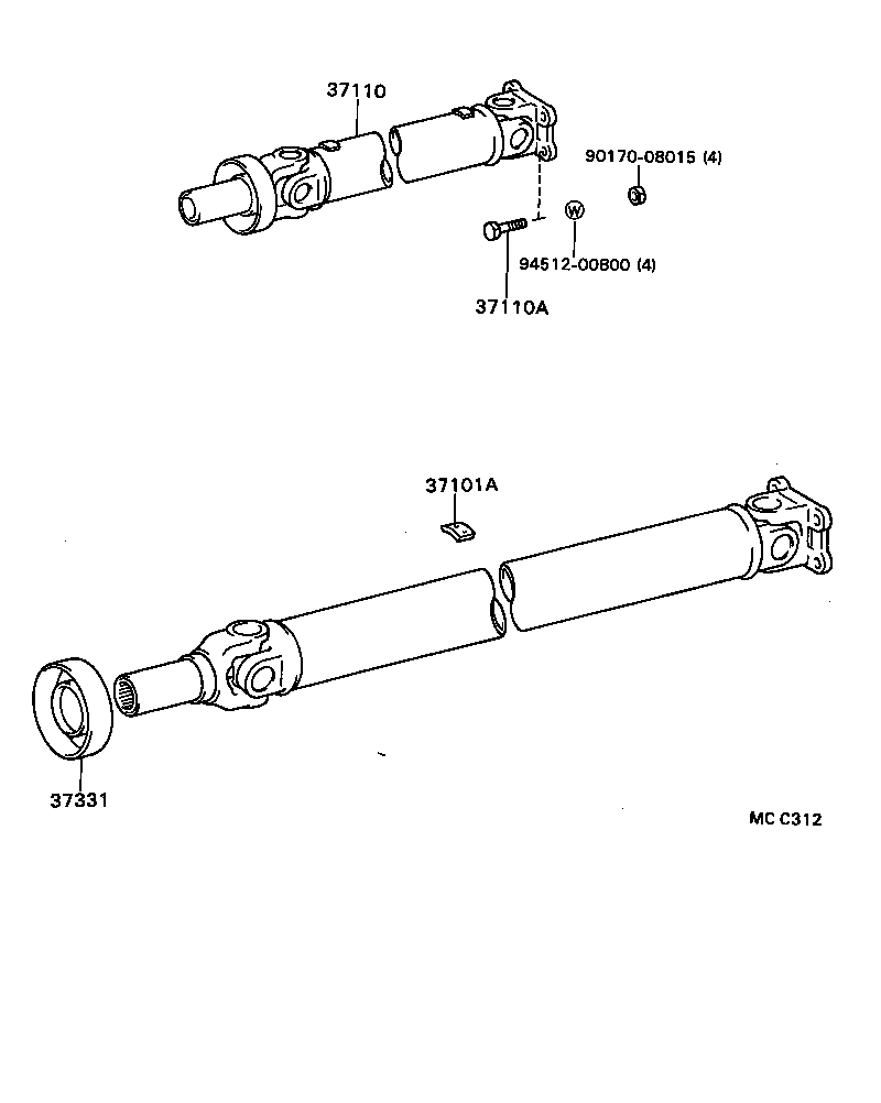 Exploded illustration MCC312
