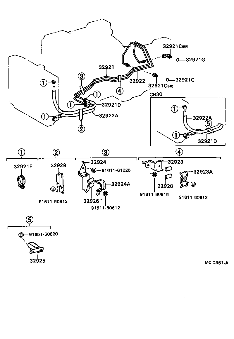 Exploded illustration MCC361A