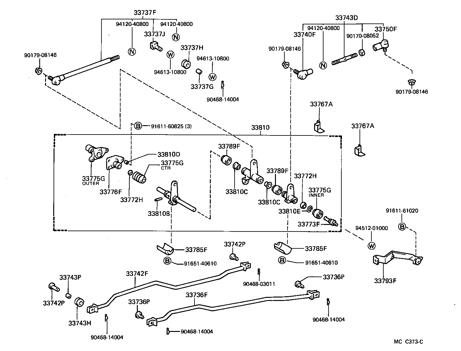 Exploded illustration MCC373C