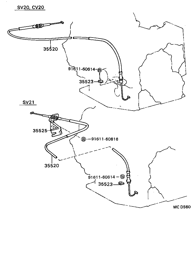 Exploded illustration MCD560