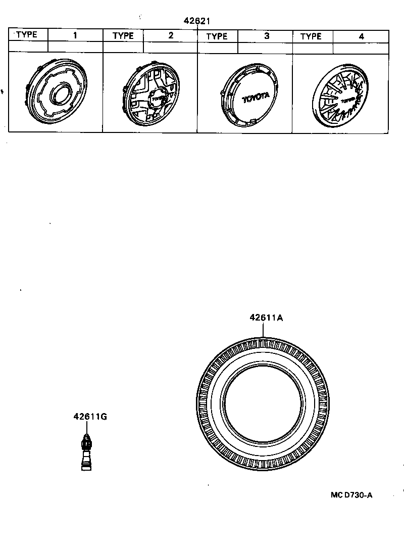 Exploded illustration MCD730A