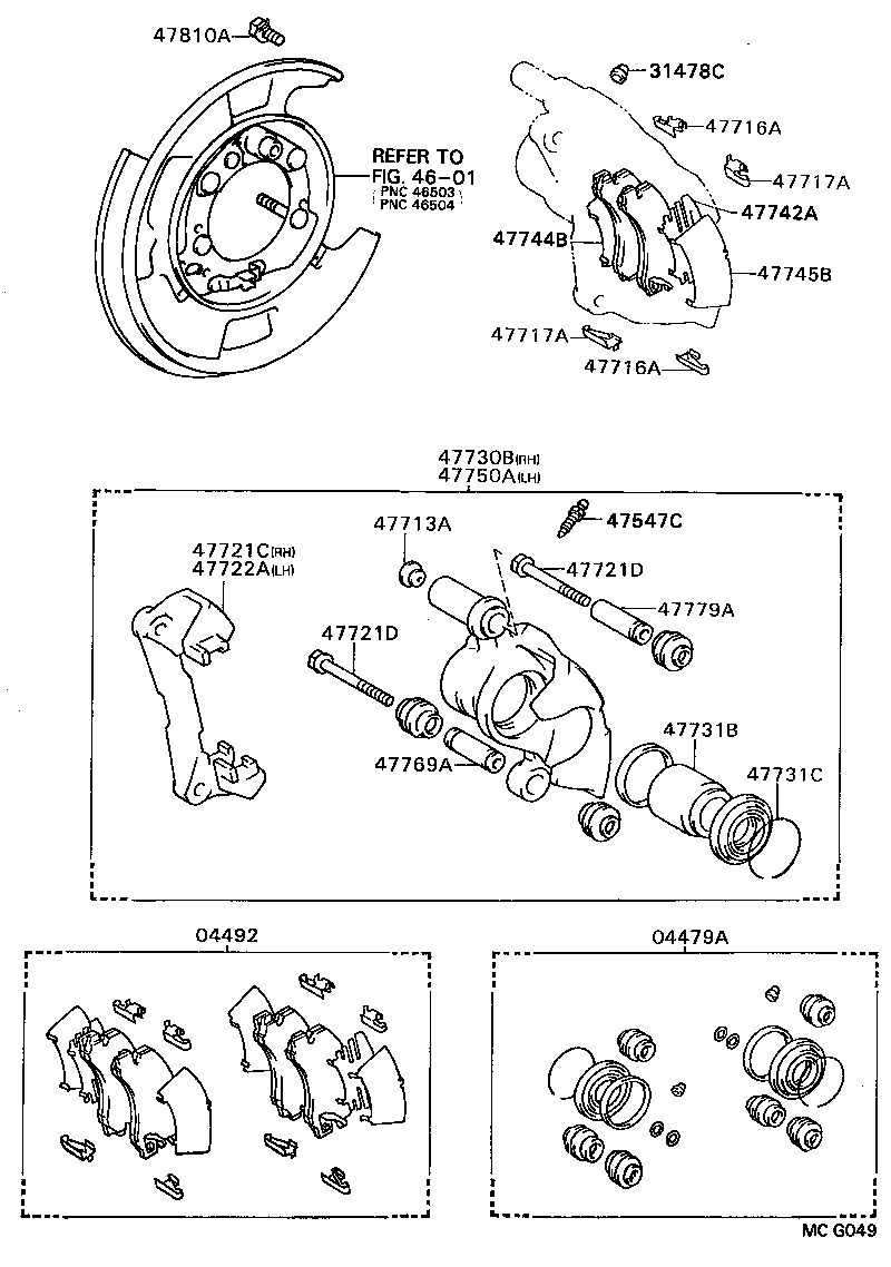 Exploded illustration MCG049