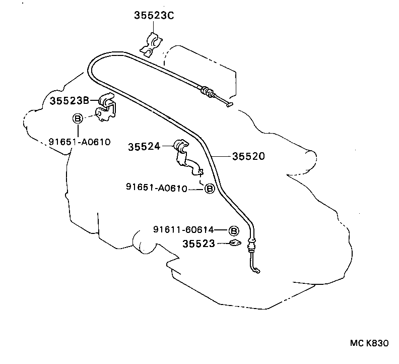 Exploded illustration MCK830