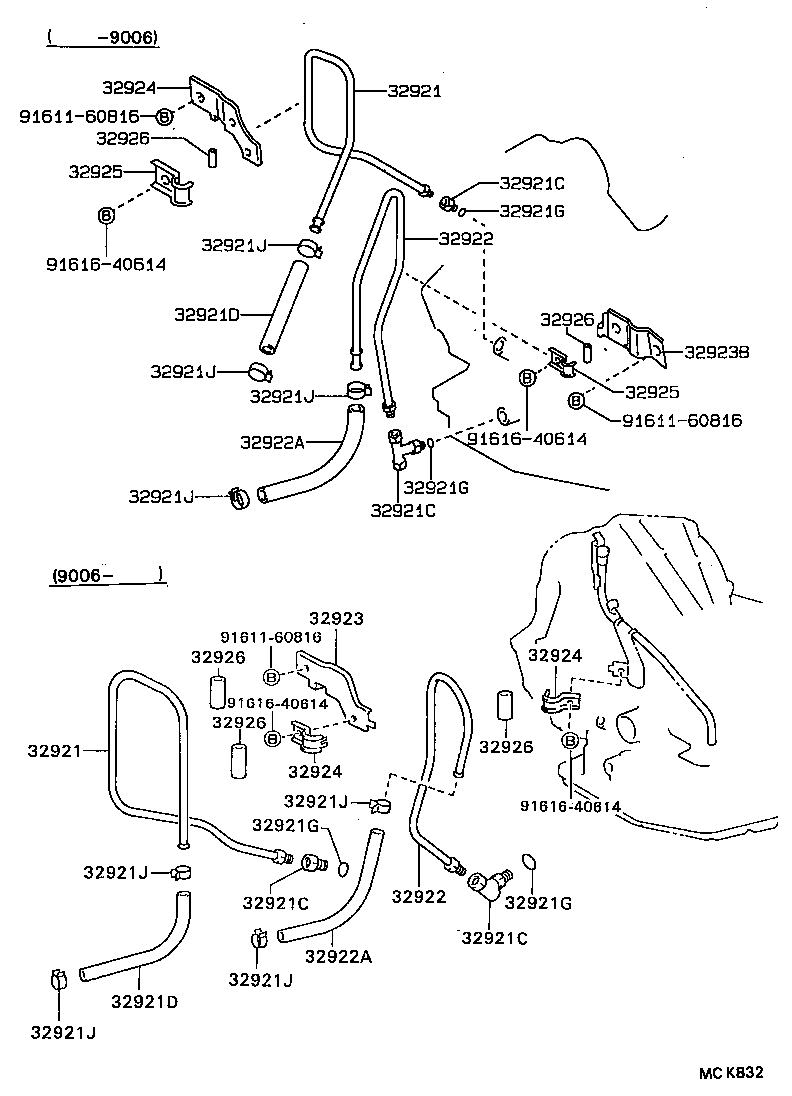 Exploded illustration MCK832