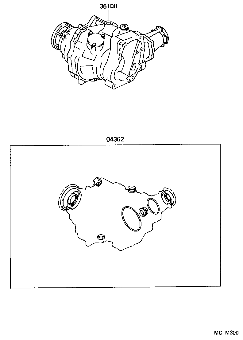 Exploded illustration MCM300