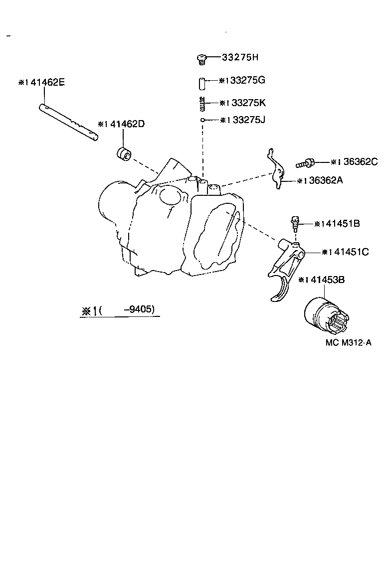 Exploded illustration MCM312A