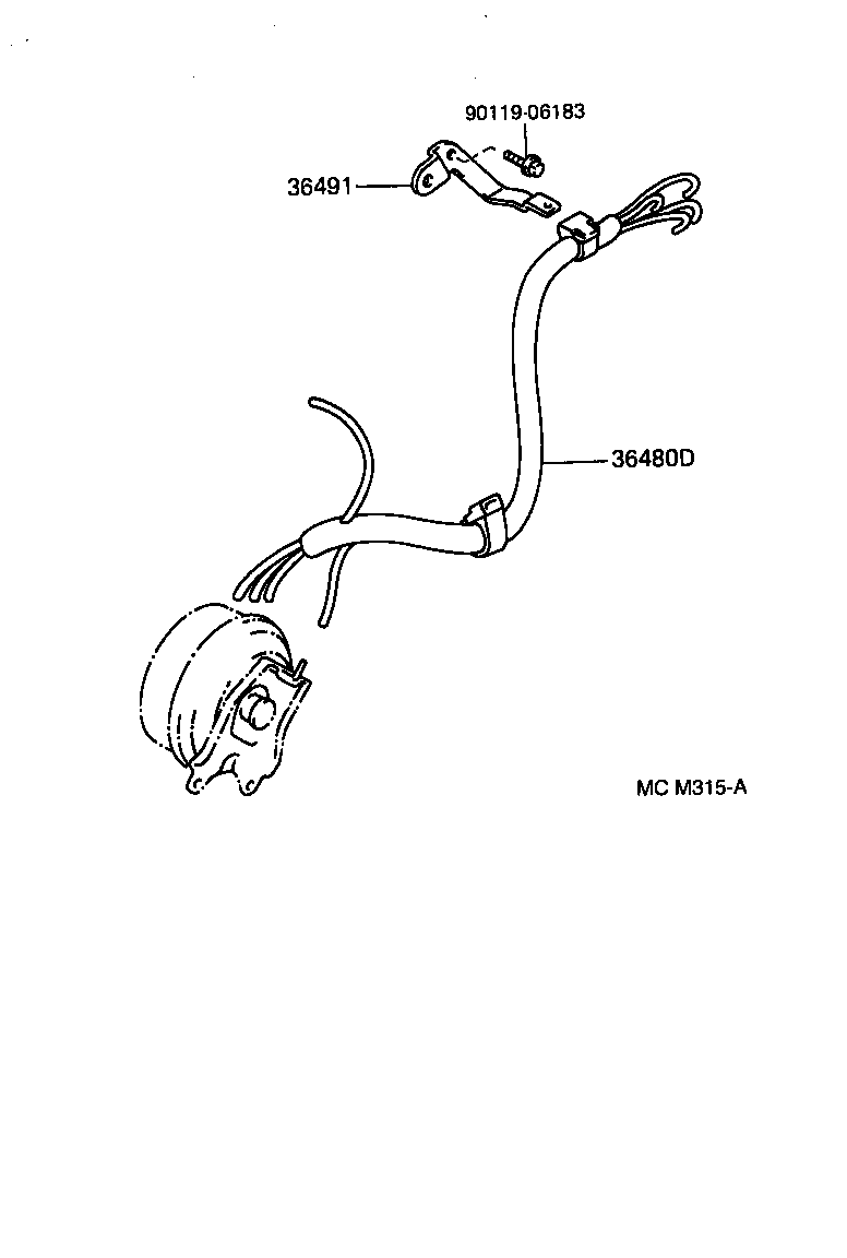 Exploded illustration MCM315A