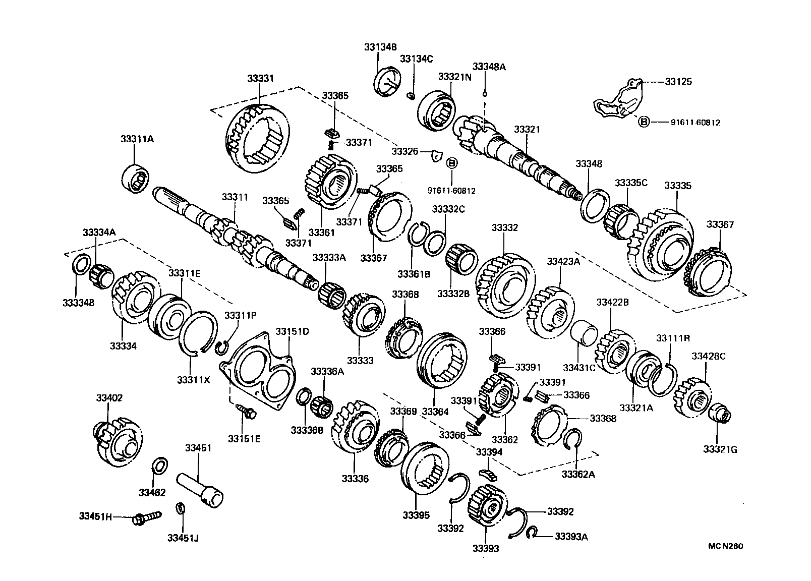 Exploded illustration MCN260